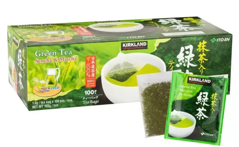 Kirkland Signature Green Tea Matcha Blend, 100 Tea Bags